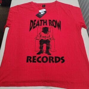 Crooks & Castles Death Row Records Mens ☆ 5XL ☆ T-shirt Red New